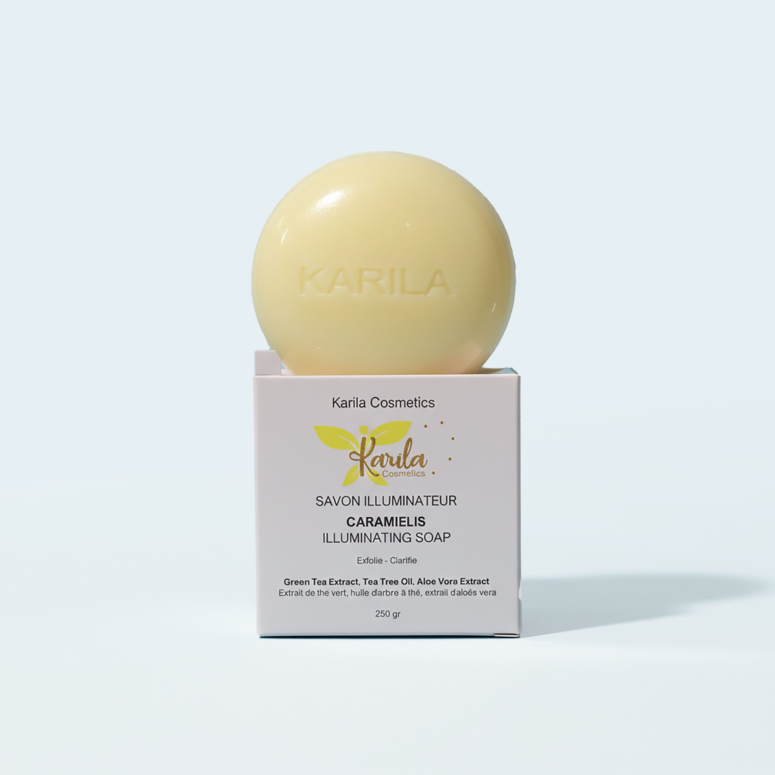 savon caramielis de karila cosmetics