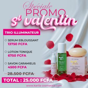TRIO illuminateur afrique karila cosmetics